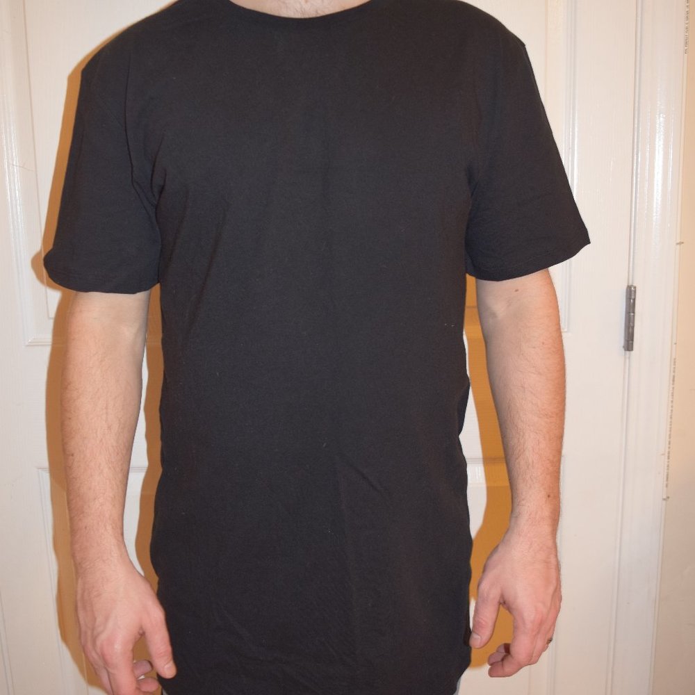 Open Brand Black Trendy Tee